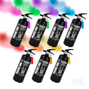 Extintores de Pós Holi naturais coloridos