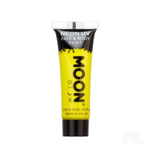 pintura corporal uv 12 ml sin aplicador amarillo