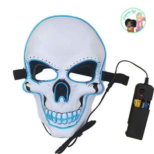 Máscara luz LED Calavera