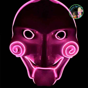 Máscara Luminoso LED Saw 2