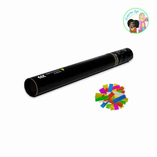 Cañón confeti metalizado