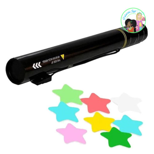 Cañón eléctrico confeti papel Mariposas / Pétalos / Estrellas