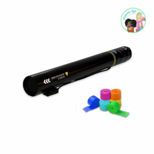 Cañón Eléctrico Relleno de Serpentinas Biodegradables