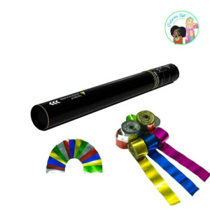 Cañones Manuales Mix Confeti y Serpentinas Metalizadas