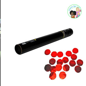 Cañón confeti pétalos metalizados