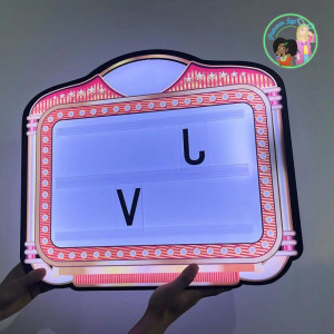 Caja de Luz Lightbox con Texto Personalizado