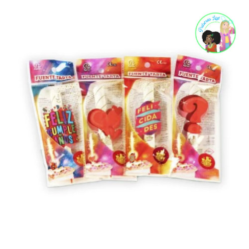 Bengalas Pastel Números