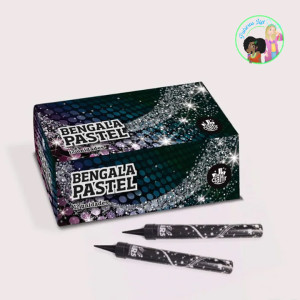 Vela de Foguete Pastel Preta | Vela de Foguete Preta para Garrafas