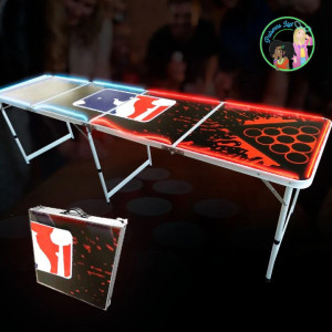 Mesa de Beer Pong LED Liga Oficial