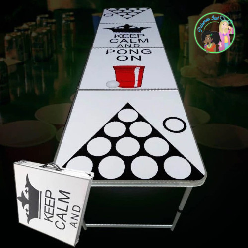 Mesa de Beer Pong Keep Calm