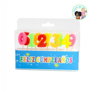 Velas Números UV 2