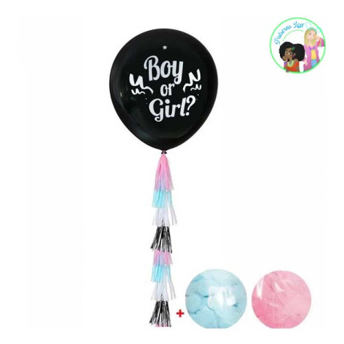 Globos Gigantes con confeti para Gender Reveal