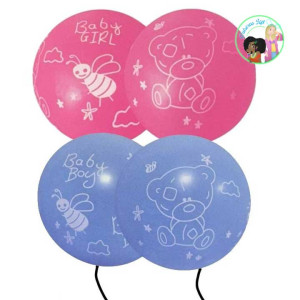 Globos decorativos para Gender Reveal