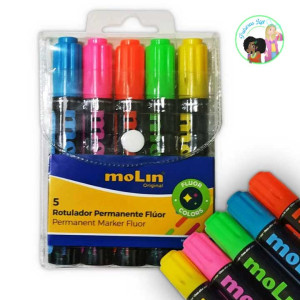 Rotuladores permanentes flúor