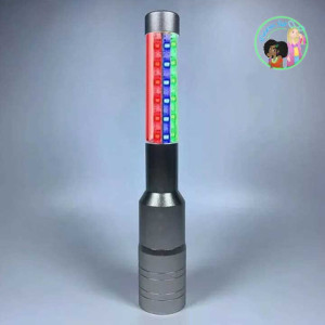 Bengalas LED Plateadas 25 cm