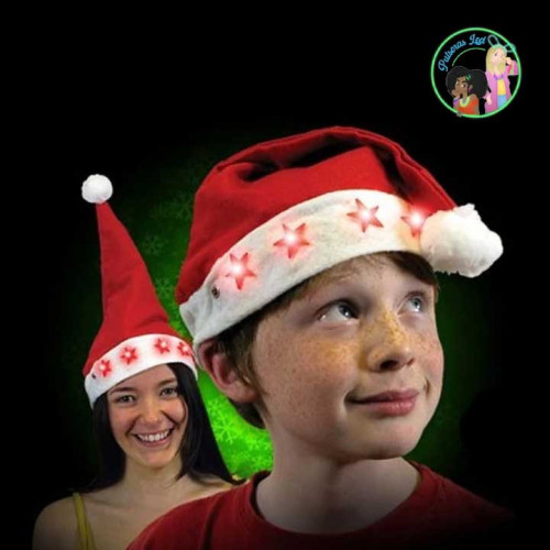 Gorro Papá Noel LED