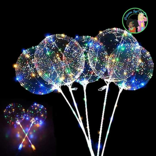 Globos Luminosos Transparentes con Luces LED Multicolor