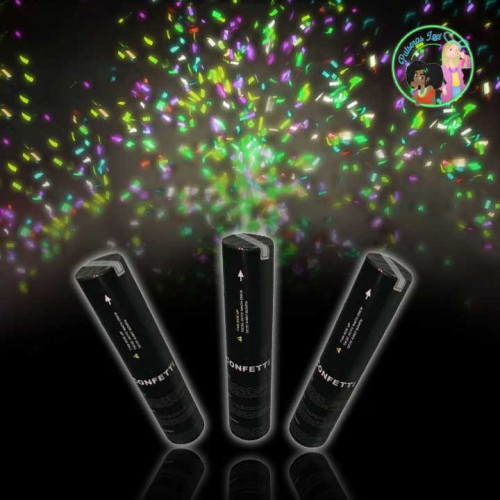 Cañones manuales de confeti fluorescente UV
