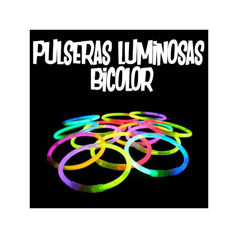 Pulseras Luminosas Bicolor