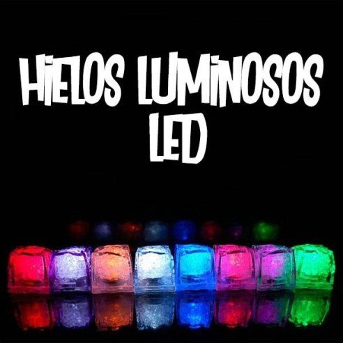 Cubitos de hielo led 