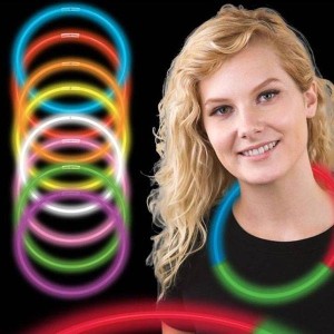 Collares fluorescentes Tricolor 
