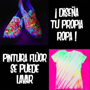 Pintura fluorescente textil 180 ml 2