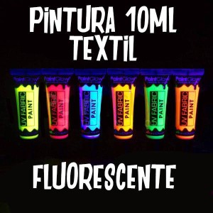 Pintura fluorescente ropa 10ml 