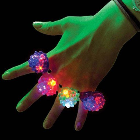 Anillo led fashion