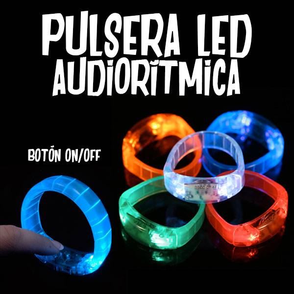 Pulseras luminosas fluorescentes para Fiestas Discoteca Eventos Bodas