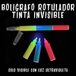 Bolígrafo Rotulador Tinta Invisible