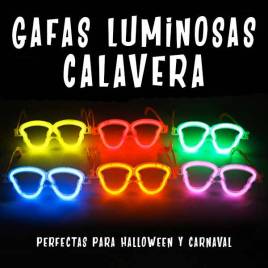 Gafas Fluorescentes Calavera