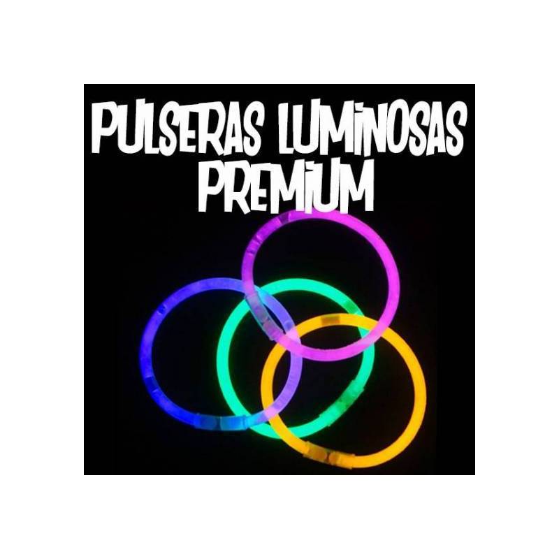 Pulseras luminosas tricolor Premium