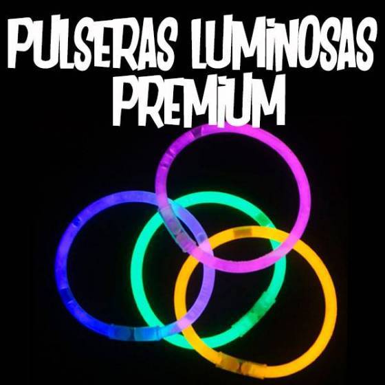 Pulseras Luminosas Calidad Premium (100 unidades)