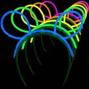 Diadema flúor con orejas
