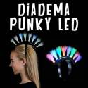 Diadema Luminosa LED Cresta Punky