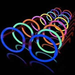 Gafas fluorescentes redondas