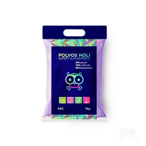 Polvos holi 1kg morado