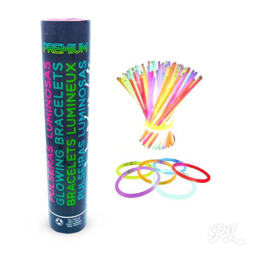 pulseras fluor niños variadas