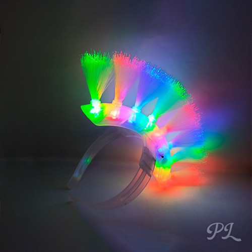 Diademas Punky com Luzes LED