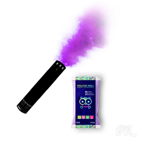 cañón manual holi morado