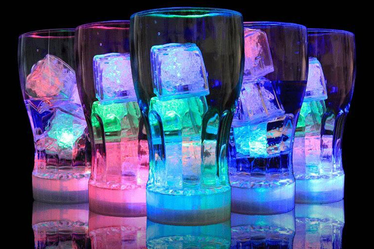 cubitos hielo LED