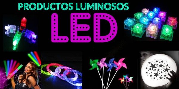 productos luminosos flúor tecnología LED